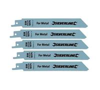 Silverline 150mm Metal Reciprocating Saw Blades Pack (18TPI) x5