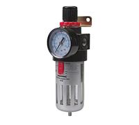 Silverline 427596 Air Line Filter Regulator 150ml , Blue
