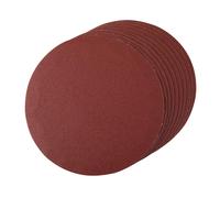 Pack Of 10 180mm Hook & Loop Discs - Grit 120 Silverline 10pk 427660 Sanding - hook loop 180mm discs grit 120 silverline 10pk 427660 sanding