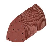 Silverline Hook & Loop Multi-Sander Sheets 102 X 62mm, 93mm 25pk 5 X 40, 60, 80,