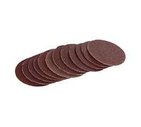 Silverline 446818 Hook and Loop Sanding Discs 50 mm 60pk 20 x 60, 20 x 80, 20 x 120G , Black