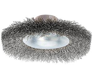Silverline 450322 Stainless Steel Crimp Bevel Brush 100 mm - M14