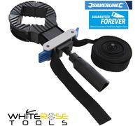 Silverline 4m x 25mm Adjustable Band Clamp 300mm Length