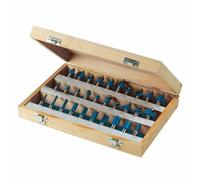 Silverline 1/2" Tct 30 Piece Router Bit Set