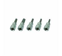 Silverline 580431 T40-T60 Socket Set 3/8" Drive Set 5pce T40 - T60