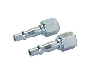 Silverline 583243 Air Line Coupling Bayonet Female Thread 2pk 1/4" BSP