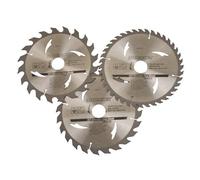 Silverline 590591 TCT Circular Saw Blades 20, 24, 40T 3pk 190 x 30 - 25, 20 mm Rings