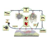 71 Piece Micro Irrigation Kit - 71pce Silverline 592716 - 71pce irrigation micro kit silverline 592716