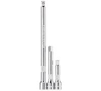 Silverline Extension Bar Set 3pce 1/4" - 14 598440 Drive Socket - set extension bar 14 silverline 3pce 598440 drive socket