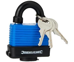 Silverline 598493 Weather-Resistant Padlock 60 mm