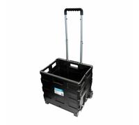Silverline 633400 84 cm Box Trolley - Black