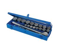 Silverline Socket Set 3/4" Drive Metric 21pce 21pce - 34 633663 - 21pce set socket 34 drive metric silverline 633663