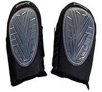 Silverline 633711 Hard Cap Gel Knee Pads Adjustable, Black