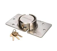 Silverline 633786 Heavy Duty Van Lock and Hasp 73 mm, Brass