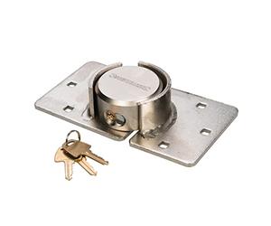 Silverline 633786 Heavy Duty Van Lock and Hasp 73 mm, Brass
