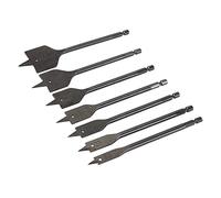 Silverline 633800 Plumbers Flat Bit Set 7pce 10 - 40 mm