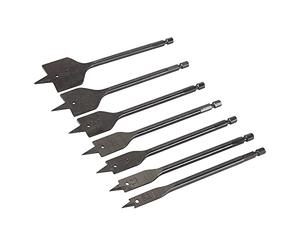 Silverline 633800 Plumbers Flat Bit Set 7pce 10 - 40 mm
