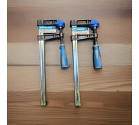 Silverline 633820 F-Clamp Heavy Duty 300 x 80 mm x2