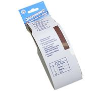 Silverline 635329 Sanding Belts 60 x 400 mm 5pk 80 Grit