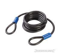 Silverline Tools Security Cable 647706 – Looped Steel 2.5 m x 8 mm