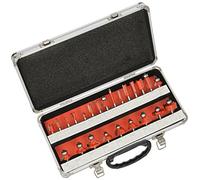 Silverline 656577 1/4" TCT Router Bit Set 24pce 1/4"