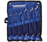 Silverline 673424 Deep Offset Ring Spanners Set 6pce 6 - 17 mm