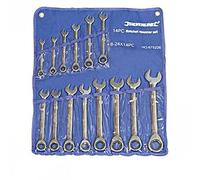 Silverline 675226 Fixed Head Ratchet Spanner Set 14pce 8 - 24 mm