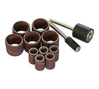 Silverline 675272 Rotary Tool Drum Sanding Kit 12pce 6.35 mm (1/4") and 12.70 mm (1/2")