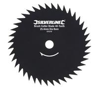 Silverline 675319 Brush Cutter Blade 40-Tooth 25.4 mm Bore