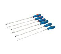 SILVERLINE 6PCE Extra Long Screwdriver Set -LIFETIME WARRANTY- 909067