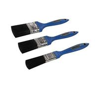 Silverline 704313 Synthetic Bristle Brush with Gummed Handle, 3 Piece