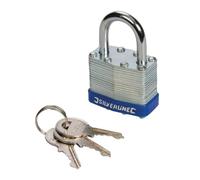 Silverline 704400 Laminated Padlock 50Mm Each 1