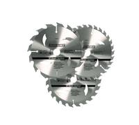 Silverline 704410 TCT Circular Saw Blades 16, 24, 30T 3pk 135 x 12.7 - 10 mm Ring