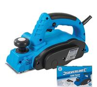 Silverline 710W Electric Corded Hand Power Wood Planer Plane 82mm Dust Bag