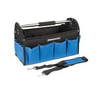 Silverline Tool Bag Open Tote 400 x 200 x 255mm - Heavy Duty Base 748091 Hard - tool bag x silverline heavy duty base 748091 hard tote 200 400 255mm