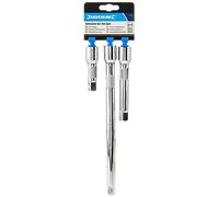 Silverline Extension Bar Set 3pce 1/2" - 12 783095 Drive Socket - set extension bar 12 silverline 3pce 783095 drive socket