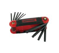 Silverline 783179 Hex Key Ball End Metric Expert Tool 10-Piece 1.5 - 8 mm