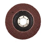 Silverline Aluminium Oxide Flap Disc 115mm 80 Grit