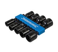 Silverline Magnetic Nut Driver Set 9pce - ¼” - ½”