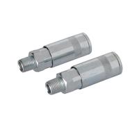 Silverline 794320 Air Line Quick Coupler 2pk 1/4" BSP