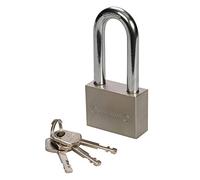 Silverline 823534 Steel Padlock Long Shackle 50 mm
