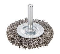 Silverline Rotary Stainless Steel Wire Wheel Brush 50mm