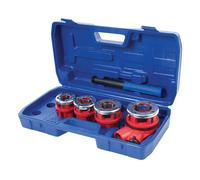 Silverline 868556 Pipe Threading Kit 5Pce 1/2” 3/4” 1” & 1-1/4” Bspt Each 1