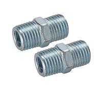 Silverline 868632 Air Line Equal Union Connector 2pk 1/4" BSPT