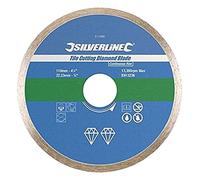 Silverline Tile Cutting Diamond Blade 115 X 22.23mm Continuous Rim