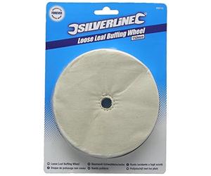 Silverline 868743 Loose-Leaf Cotton Buffing Wheel 150 mm