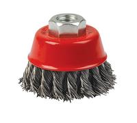 Silverline 868901 Steel Twist-Knot Bowl Cup 75 mm