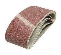 Silverline 870507 Sanding Belts 65 x 410 mm 5pk 120 Grit