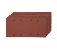 Silverline Hook & Loop 1/3 Sheets Punched 10pce 2 x 60, 3 x 80, 120, 2 x 240g - - sheets x hook loop 13 punched silverline 10pce 2 120 892499 60 80