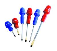 Silverline 918547 Assorted Cabinet Screwdriver Set Slotted & Pozi 6-Pieces